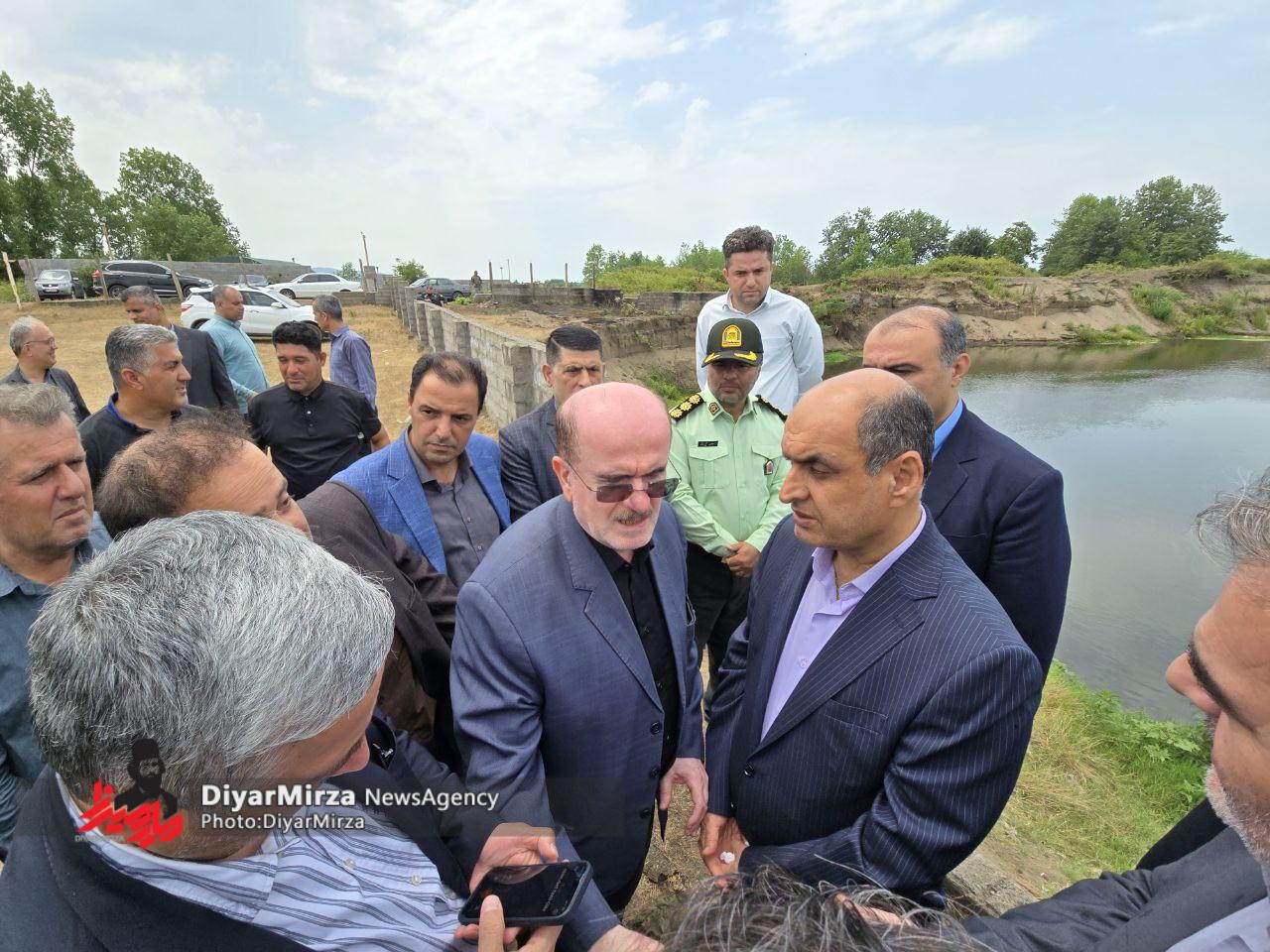 مشکل آب ۳ هزار هکتار از اراضی لنگرود با تکمیل سد لاستیکی برطرف می‌شود