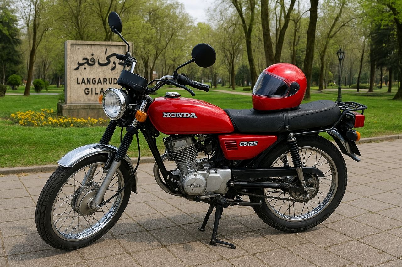 مرگ تلخ جوان ۱۹ ساله لنگرودی بر اثر تصادف موتورسیکلت در پارک فجر